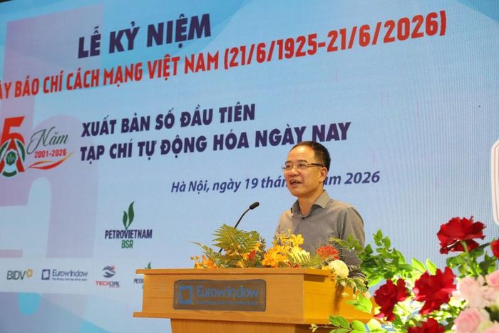 Ông Nguyễn Văn Hiếu - Phó Cục trưởng Cục Báo chí phát biểu tại sự kiện.