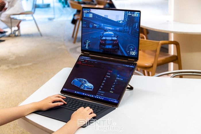 ROG Zephyrus DuoROG được trang bị viên pin lớn 90Wh kết hợp với vi xử lý Intel Panther Lake mới nhất mang lại thời lượng pin tối ưu cho người dùng