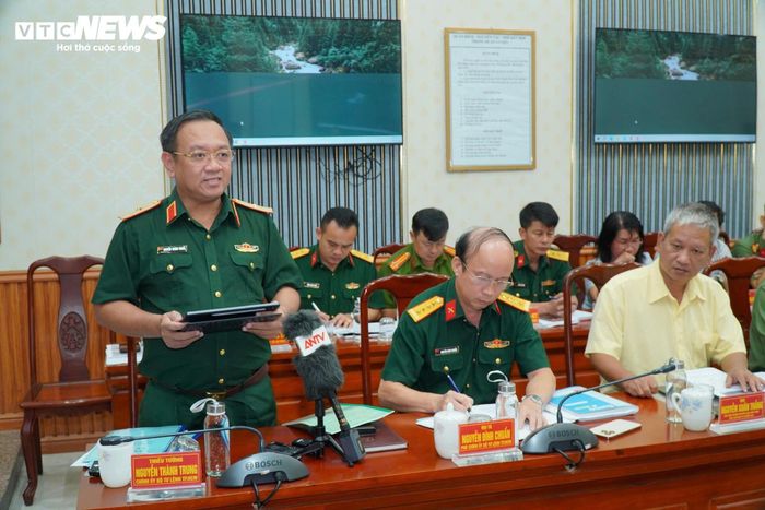 Thiếu tướng Nguyễn Thành Trung chia sẻ về quá trình xác minh, tìm kiếm.
