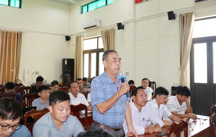 Người dân được thẳng thắn nêu ý kiến, kiến nghị. Ảnh: HĐ