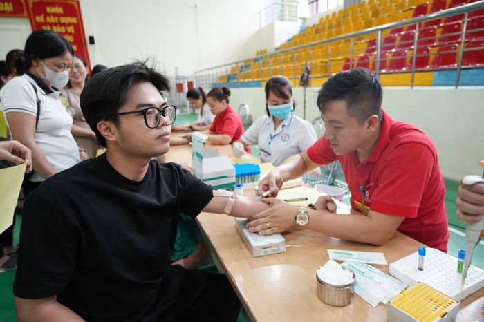 282 người tham gia đăng ký hiến máu trong đợt 2-2026. Ảnh: Nga Nguyễn
