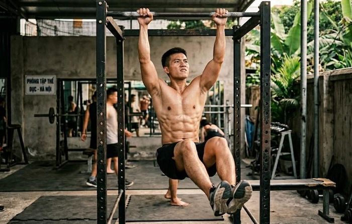 Ở nam giới, các đường nét cơ bụng thường bắt đầu xuất hiện khi tỷ lệ mỡ cơ thể giảm xuống khoảng 10-14%.