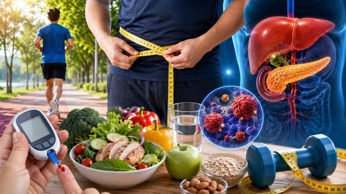 Kiểm soát đường huyết, giảm mỡ bụng, vận động đều và tầm soát gan – tụy đúng nhóm nguy cơ giúp người bệnh đái tháo đường giảm rủi ro lâu dài.
