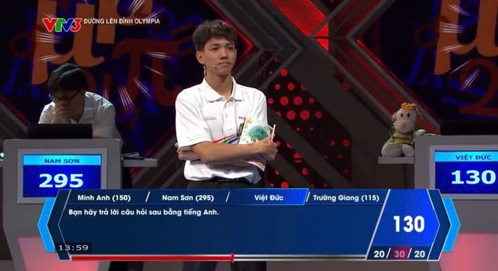  Việt Đức ở phần thi về đích. 