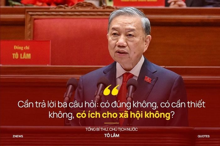  Vẫn về trách nhiệm của nhà báo với bài báo, Tổng Bí thư, Chủ tịch nước Tô Lâm nêu ba câu hỏi quan trọng người làm báo cần trả lời trước khi đăng bài: Có đúng không, có cần thiết không, có ích cho xã hội không? 