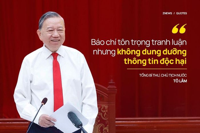  Với những tranh luận trên môi trường số, Tổng Bí thư, Chủ tịch nước Tô Lâm khuyến khích báo chí tôn trọng tranh luận, nhưng không dung dưỡng thông tin độc hại. 