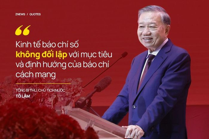  Để hoàn thành sứ mệnh trên, báo chí cần nguồn lực phát triển bền vững. Tổng Bí thư, Chủ tịch nước khẳng định kinh tế báo chí số không đối lập với mục tiêu và các định hướng của báo chí cách mạng; kinh tế báo chí phải phục vụ sứ mệnh báo chí. Theo Tổng Bí thư, Chủ tịch nước Tô Lâm, báo chí cần nguồn thu mới từ thuê bao số, bản quyền, dữ liệu và sản phẩm chuyên sâu. 