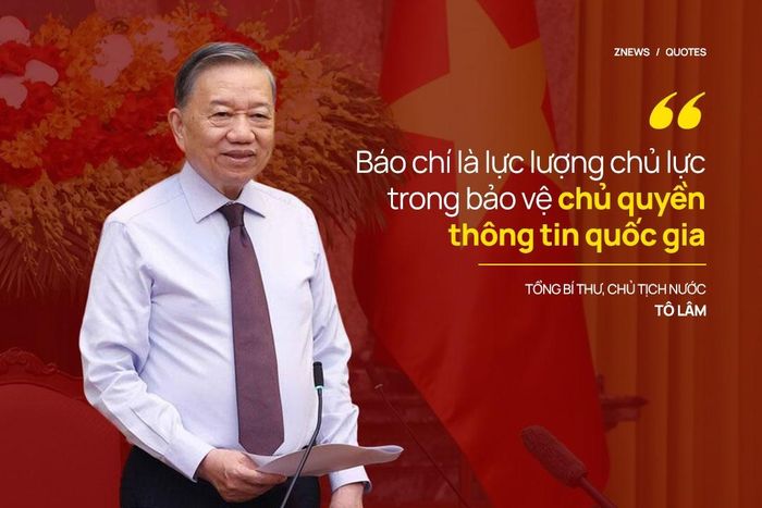  Về vấn đề chủ quyền thông tin quốc gia, Tổng Bí thư, Chủ tịch nước nhấn mạnh báo chí cách mạng phải là lực lượng chủ lực trong bảo vệ chủ quyền ấy. Để thực hiện vai trò này, Việt Nam cần một nền báo chí đối ngoại số mạnh, đa ngôn ngữ, đa phương tiện, có khả năng chuyển tải thông điệp của Việt Nam với thế giới bằng ngôn ngữ hiện đại và bản sắc Việt Nam. 