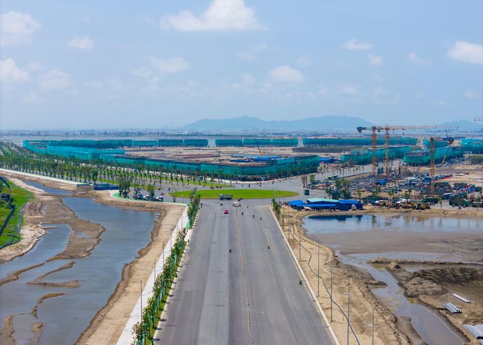  Với lượng quỹ đất tích lũy lớn, Vinhomes lựa chọn tập trung nâng cao hiệu quả khai thác thay vì tiếp tục mở rộng quy mô sở hữu đất đai. Ảnh: Quỳnh Danh. 
