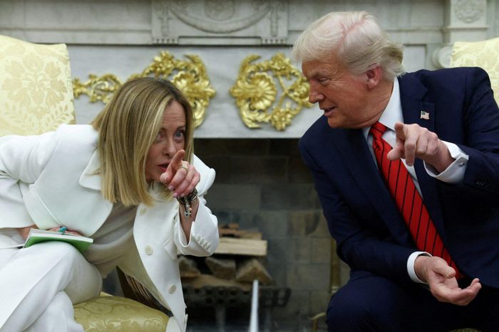  Bà Meloni là một trong những lãnh đạo thân được lòng ông Trump nhất tại châu Âu. Ảnh: Reuters. 