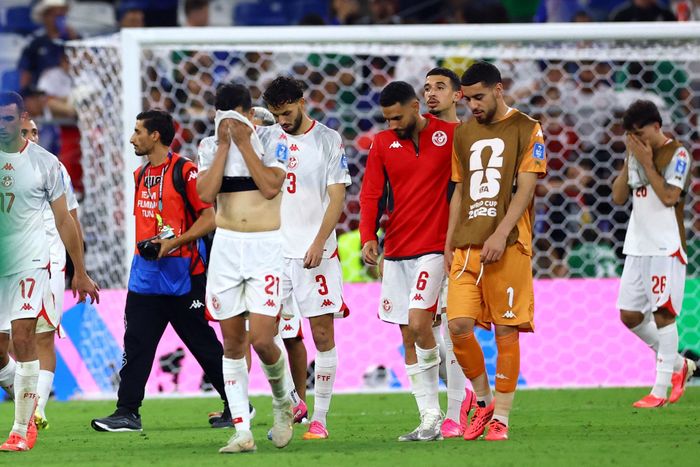  Tunisia nhận 9 bàn thua sau hai trận và rơi vào khủng hoảng tại bảng F. 
