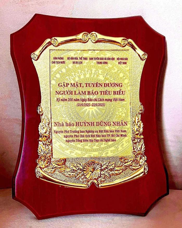 Nhà báo Huỳnh Dũng Nhân là một trong những người làm báo tiêu biểu của Báo chí cách mạng Việt Nam
