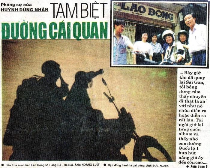 Một trong những phóng sự làm nên tên tuổi của nhà báo Huỳnh Dũng Nhân