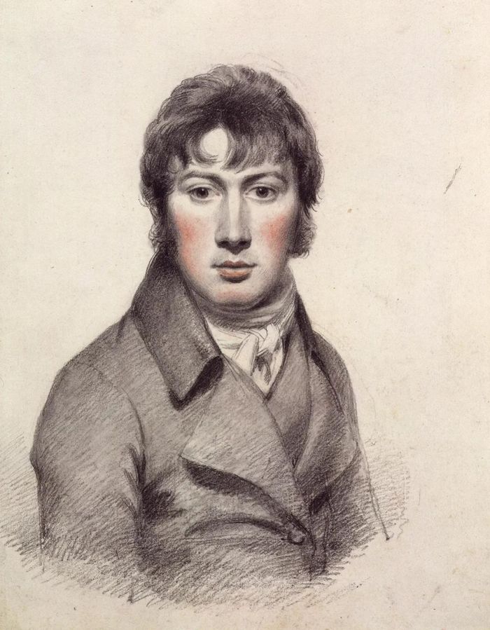 Bức chân dung tự họa của John Constable bằng bút chì và màu nước, khoảng năm 1804, hiện đang được trưng bày tại Phòng trưng bày Chân dung Quốc gia, London