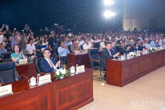 Các đại biểu dự Lễ bế mạc Hội Báo toàn quốc năm 2026.