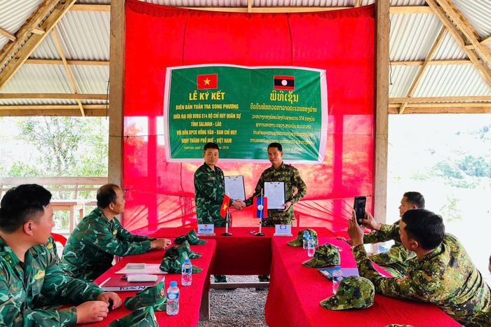  Ký kết biên bản tuần tra 