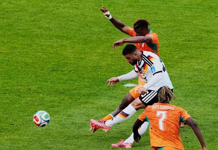 Deniz Undav lập cú đúp giúp Đức ngược dòng hạ Bờ Biển Ngà 2-1 ở lượt trận thứ hai bảng E World Cup 2026.