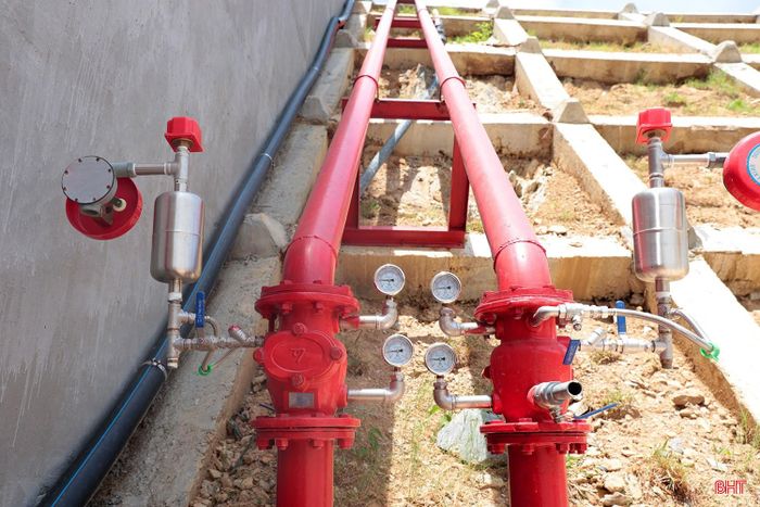 ..., hệ thống phòng cháy chữa cháy và các hạng mục phụ trợ khác cũng đã hoàn thành.