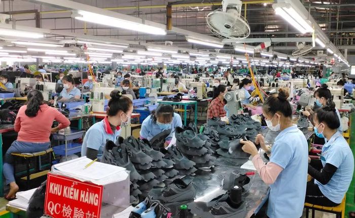 Hoạt động sản xuất tại Công ty trách nhiệm hữu hạn Quốc tế Right Rich (Khu công nghiệp Hàm Kiệm 2, xã Hàm Kiệm, tỉnh Lâm Đồng). (Ảnh: TTXVN phát)
