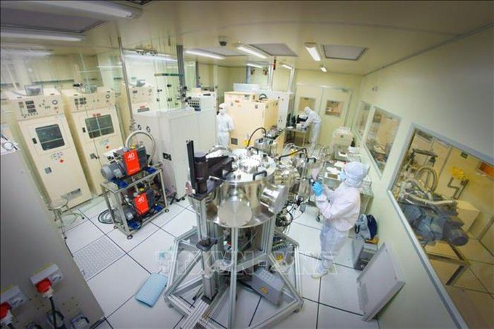 Phòng nghiên cứu công nghệ nano hiện đại của Đại học Quốc gia Thành phố Hồ Chí Minh. Ảnh: TTXVN phát