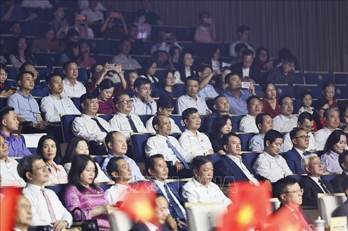 Đại biểu dự Lễ trao giải. Ảnh: Doãn Tấn/TTXVN