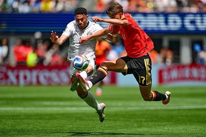 Đội Bỉ gây thất vọng khi bị Ai Cập cầm hòa 1-1 trong trận ra quân. Ảnh: Getty.