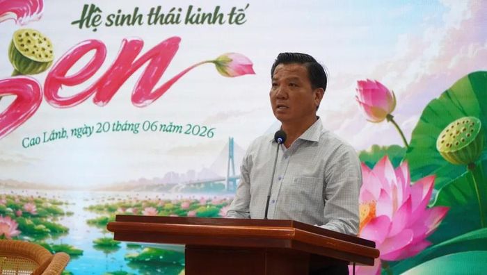  Ông Lê Chí Thiện phát biểu tại hội thảo 