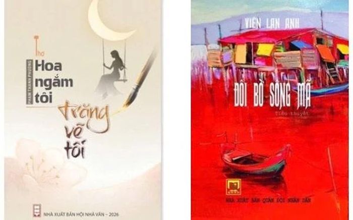 Tiểu thuyết “Đôi bờ sông Mã” của nhà báo, nhà văn Viên Lan Anh và tập thơ “Hoa ngắm tôi, trăng vẽ tôi” của nhà báo, nhà thơ Phạm Thanh Phương đều cho thấy chất văn chương, báo chí lắng đọng, đan cài.