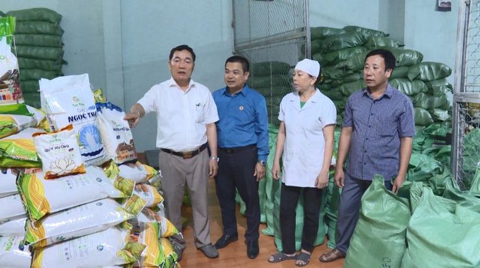 Các sản phẩm gạo của Công ty cổ phần Thương mại Sao Khuê.