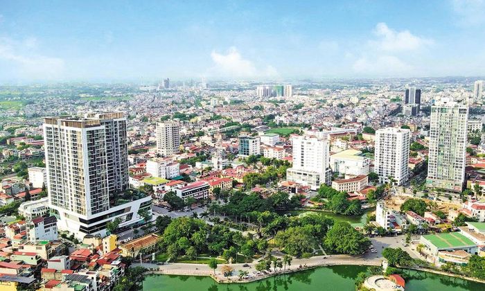  Một góc phường Bắc Giang nhìn từ trên cao. Ảnh: Quốc Trường. 