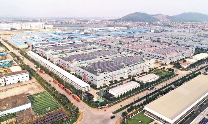 Khu công nghiệp Quang Châu. Ảnh Việt Hưng.