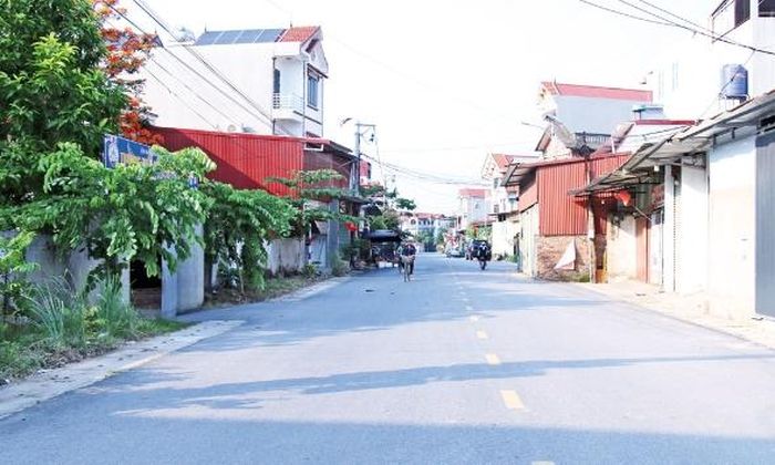 Từ đất hiến, tặng của người dân, tuyến đường trục chính thôn Nga Trại được mở rộng từ 4m lên 9m.