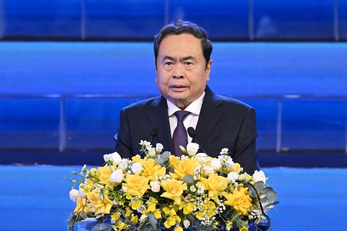 Chủ tịch Quốc hội Trần Thanh Mẫn phát biểu chỉ đạo tại lễ trao giải.