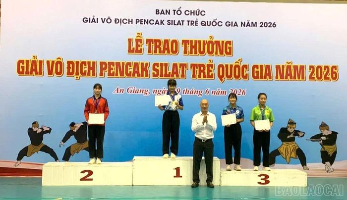 Đoàn vận động viên Lào Cai giành 01 huy chương bạc và 02 huy chương đồng tại Giải vô địch Pencak Silat trẻ quốc gia năm 2026.