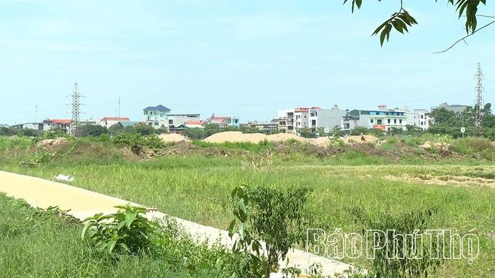 Một phần diện tích Khu công nghiệp Sơn Lôi trên địa bàn xã Bình Tuyền đã được giải phóng mặt bằng.