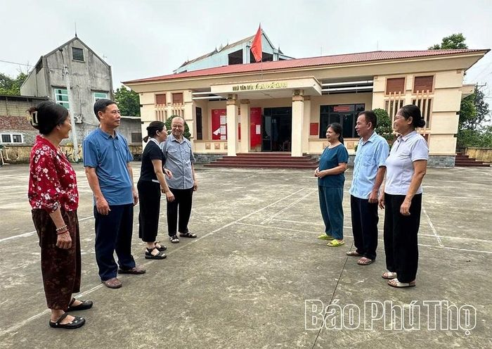 Xã Bình Xuyên đẩy mạnh tuyên truyền về chủ trương sắp xếp thôn trên địa bàn.