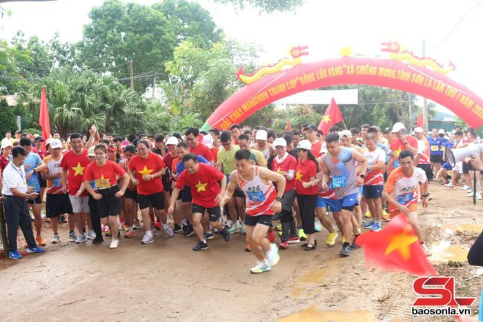 Các vận động viên xuất phát