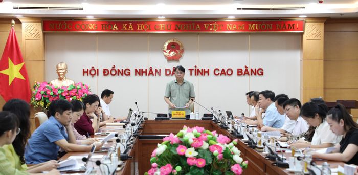 Bí thư Tỉnh ủy, Chủ tịch HĐND tỉnh Phan Thăng An chủ trì phiên họp