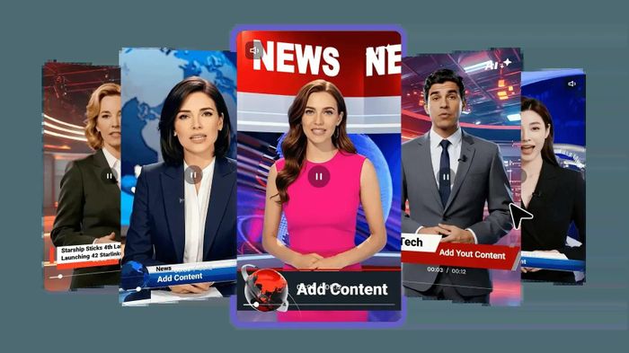Các ‘MC AI’, ‘BTV AI’ đang xuất hiện ngày càng nhiều trong newsroom số