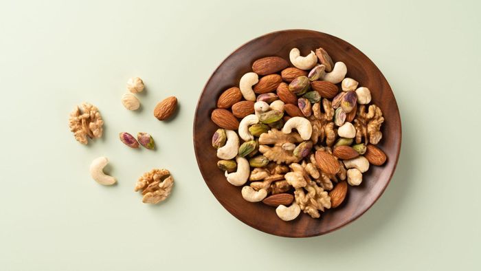 Nhiều loại hạt giàu chất xơ, protein và chất béo lành mạnh
