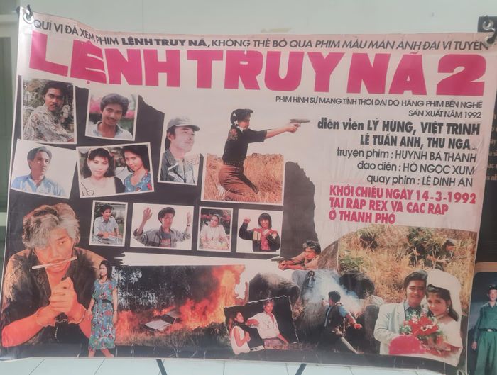 Poster giới thiệu phim Lệnh truy nã 2 (truyện phim: Huỳnh Bá Thành, đạo diễn: Hồ Ngọc Xum)