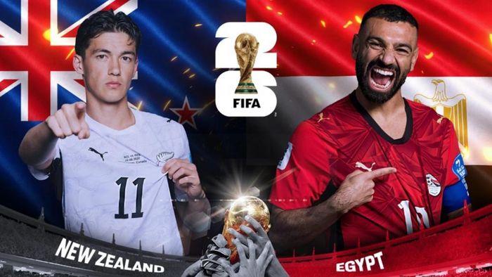 World Cup 2026: Ai Cập đụng độ New Zealand
