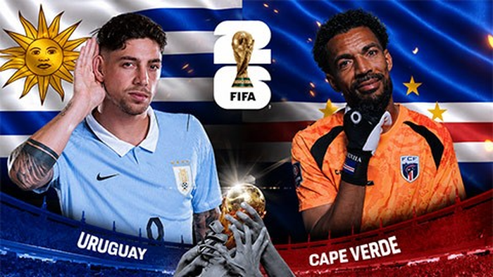World Cup 2026: Uruguay đối đầu Cape Verde