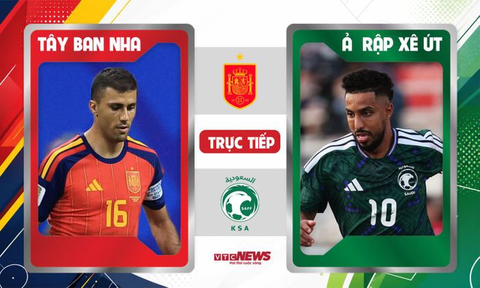 Tây Ban Nha đấu với Ả Rập Xê Út ở lượt trận thứ hai vòng bảng World Cup 2026.