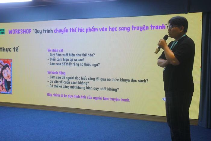 Họa sĩ Nguyễn Duy Hải chia sẻ về quy trình chuyển thể tác phẩm văn học sang truyện tranh.