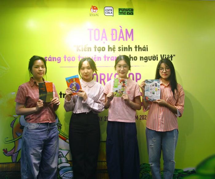 Các bạn trẻ tham gia Tọa đàm: Kiến tạo hệ sinh thái sáng tạo truyện tranh cho người Việt.