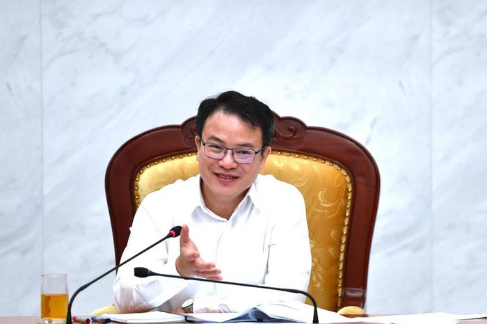 Thứ trưởng Trần Quốc Phương phát biểu kết luận Hội nghi. Ảnh: MOF.