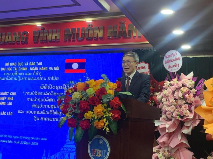 Ông Phan Minh Chiến, Phó Vụ trưởng Vụ Đông Nam Á - Nam Á - Nam Thái Bình Dương, Bộ Ngoại giao phát biểu.