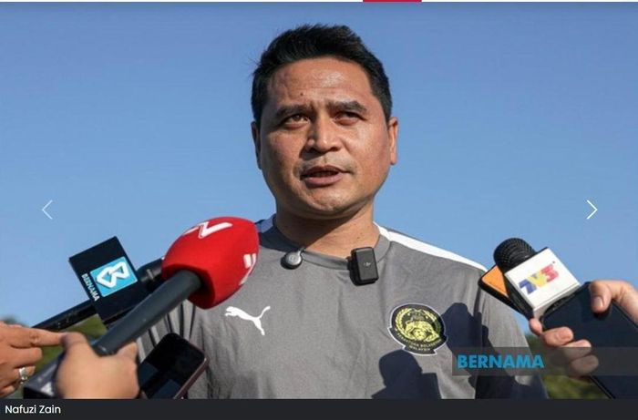 HLV Nafuzi Zain rời ghế HLV trưởng U-23 Malaysia. Ảnh: Bernama.