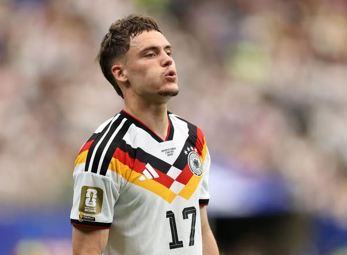 Wirtz đang cùng tuyển Đức dự World Cup 2026. ẢNH: MIRROR/GETTY